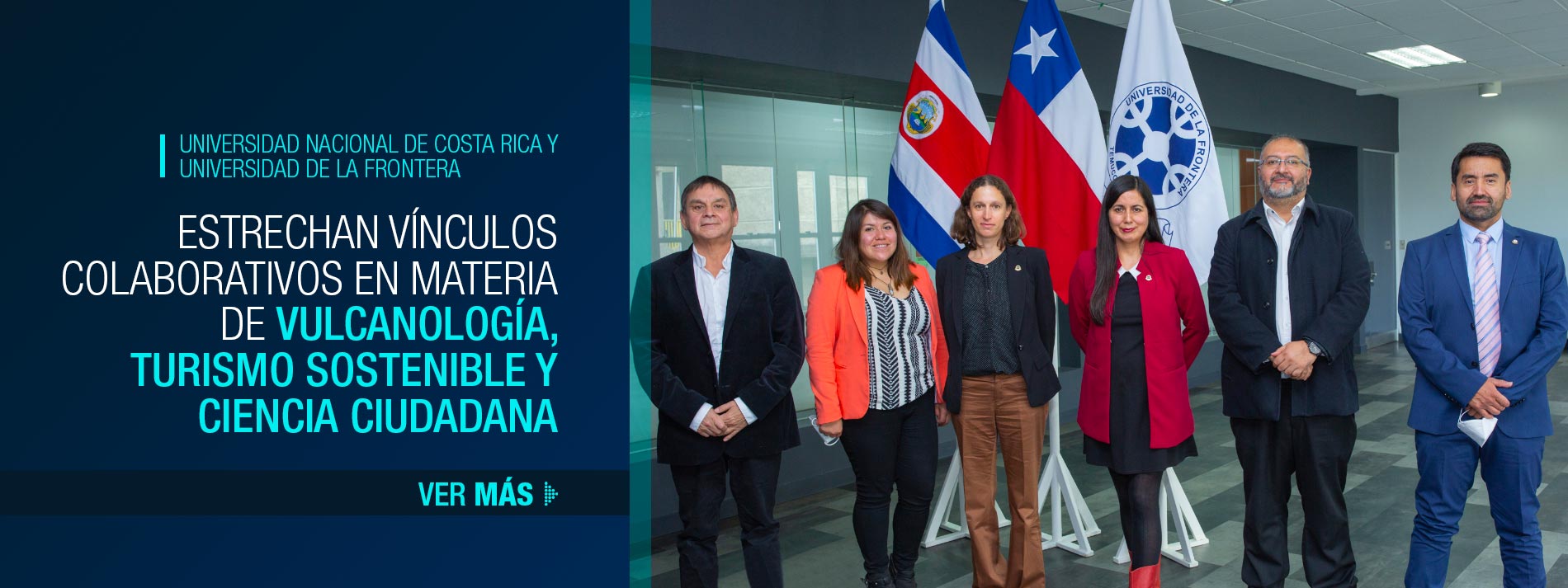 Universidad Nacional de Costa Rica y Universidad de La Frontera estrechan vínculos colaborativos en materia de vulcanología, turismo sostenible y ciencia ciudadana.